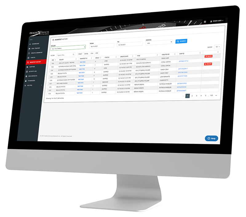 DocuPro Dealership Solution Software by Dealer Services Network