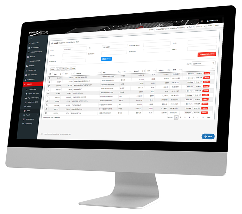 RecPro Dealership Solution Software by Dealer Services Network